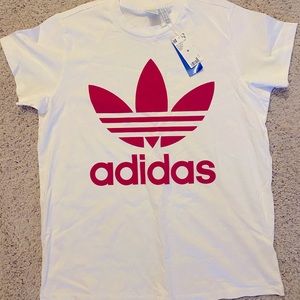 Oversized adidas shirt